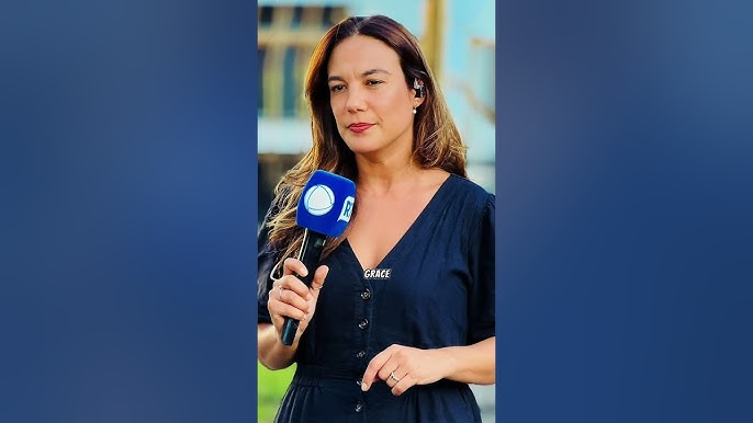 A repórter Grace Abdou, do programa Cidade Alerta na Record, foi agredida por Lucas Martins, da Band (Créditos: Reprodução)